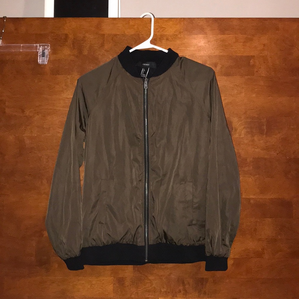 Forever 21 Reversible Bomber Jacket